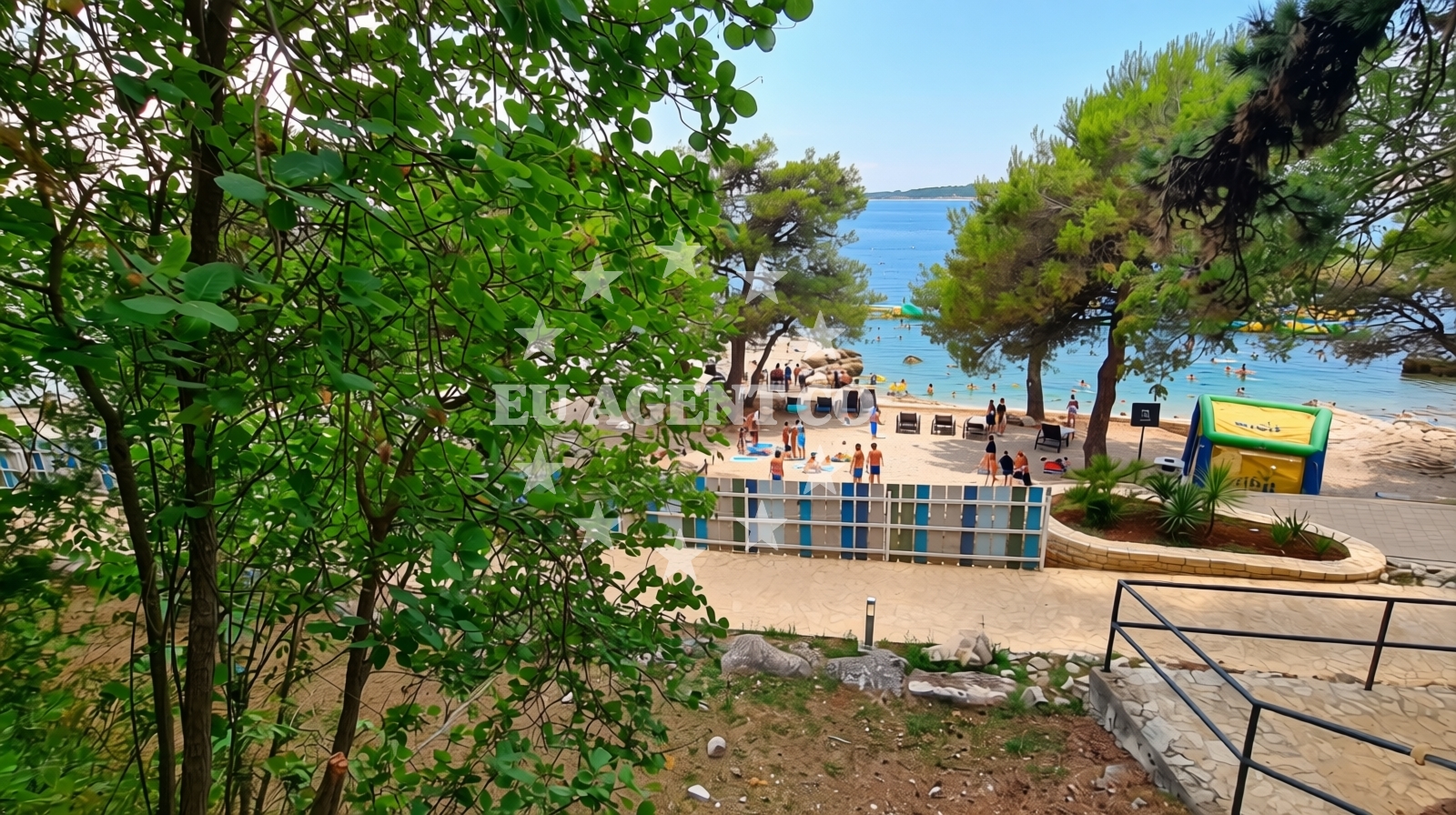 Additional view of Lanterna beach in Lanterna 15, Poreč