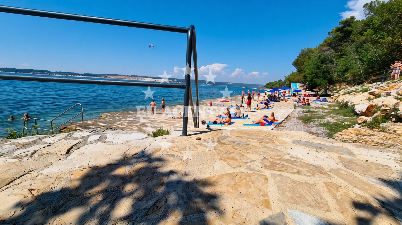 Additional view of Lanterna beach in Lanterna 15, Poreč