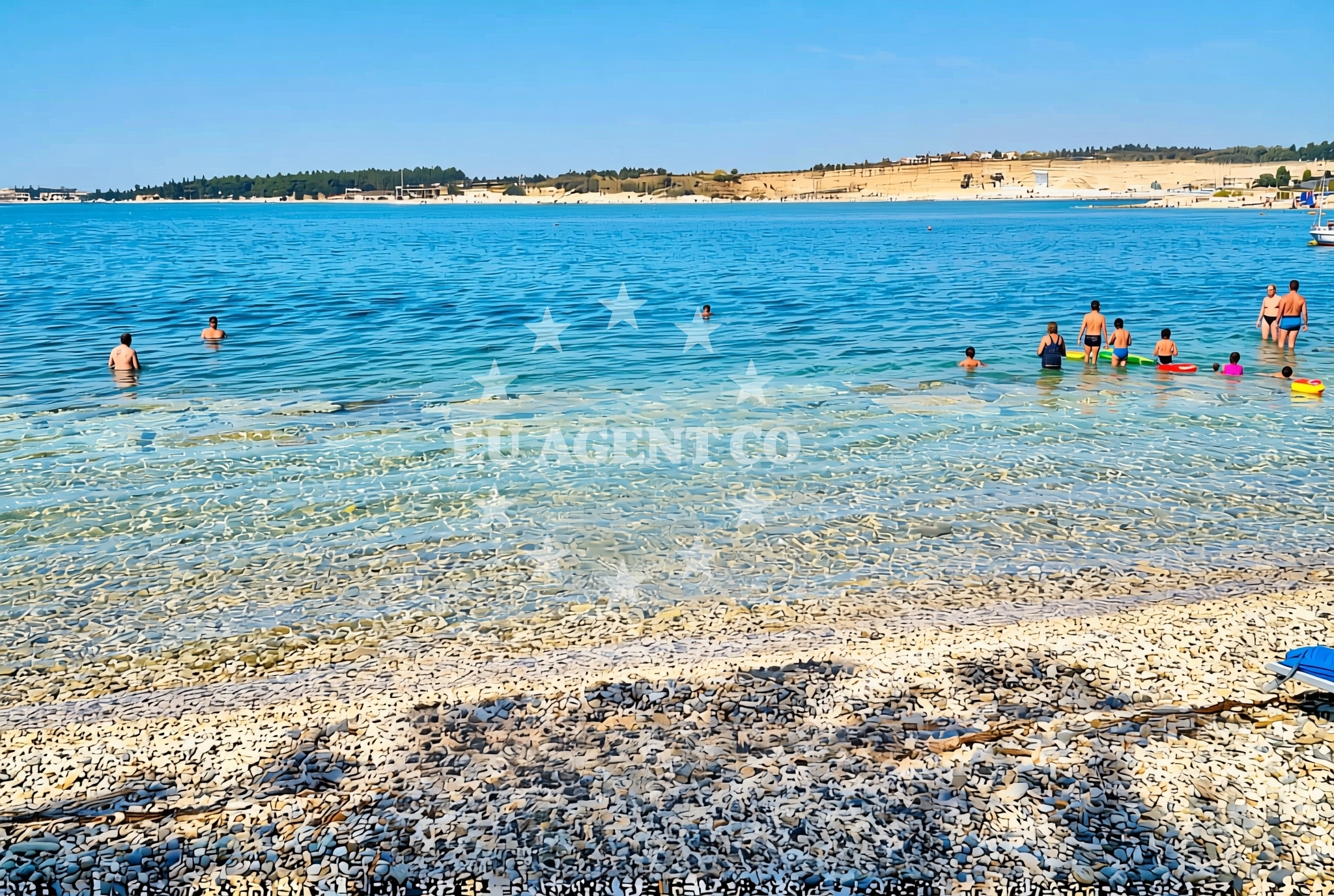 Additional view of Lanterna beach in Lanterna 15, Poreč