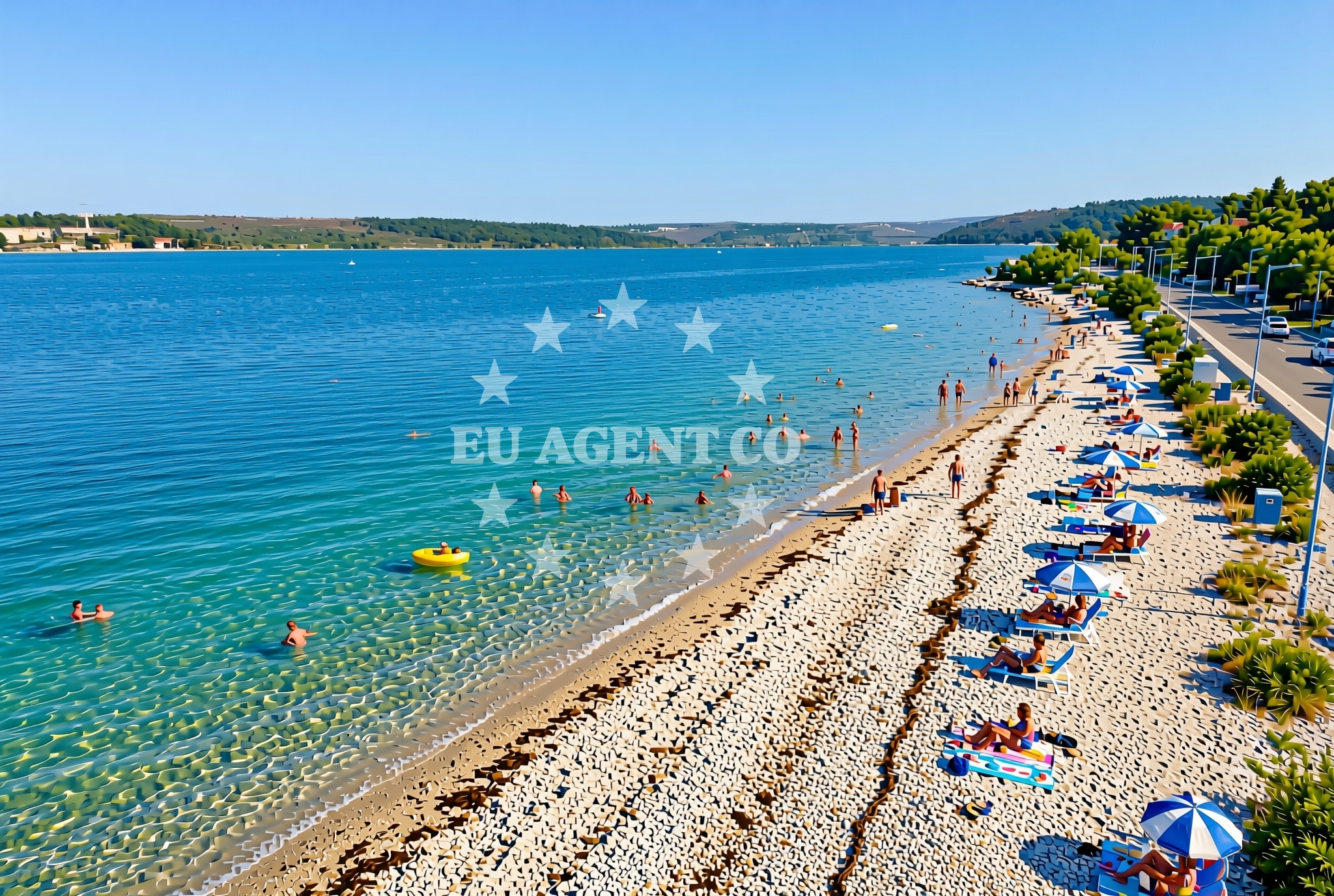 Additional view of Lanterna beach in Lanterna 15, Poreč