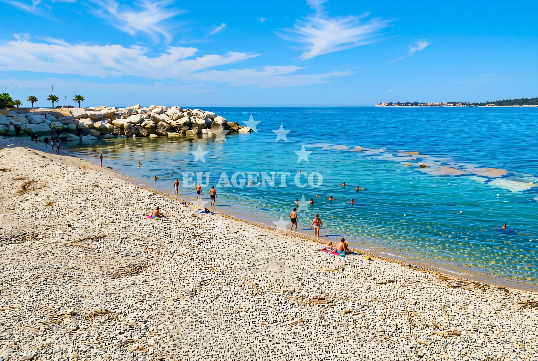 Additional view of Lanterna beach in Lanterna 15, Poreč