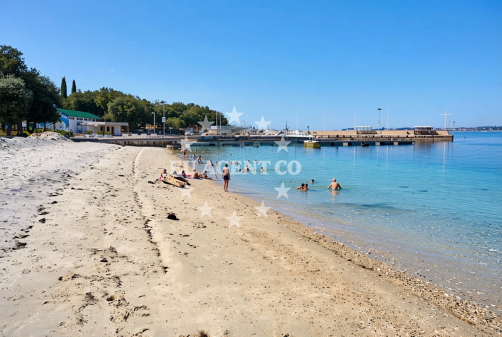Additional view of Lanterna beach in Lanterna 6, Tar