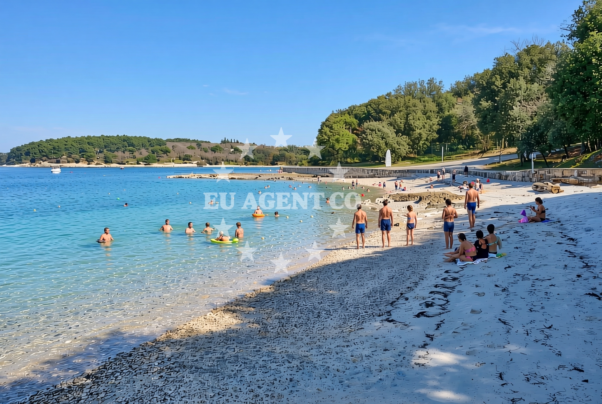 Additional view of Lanterna beach in Lanterna 6, Tar