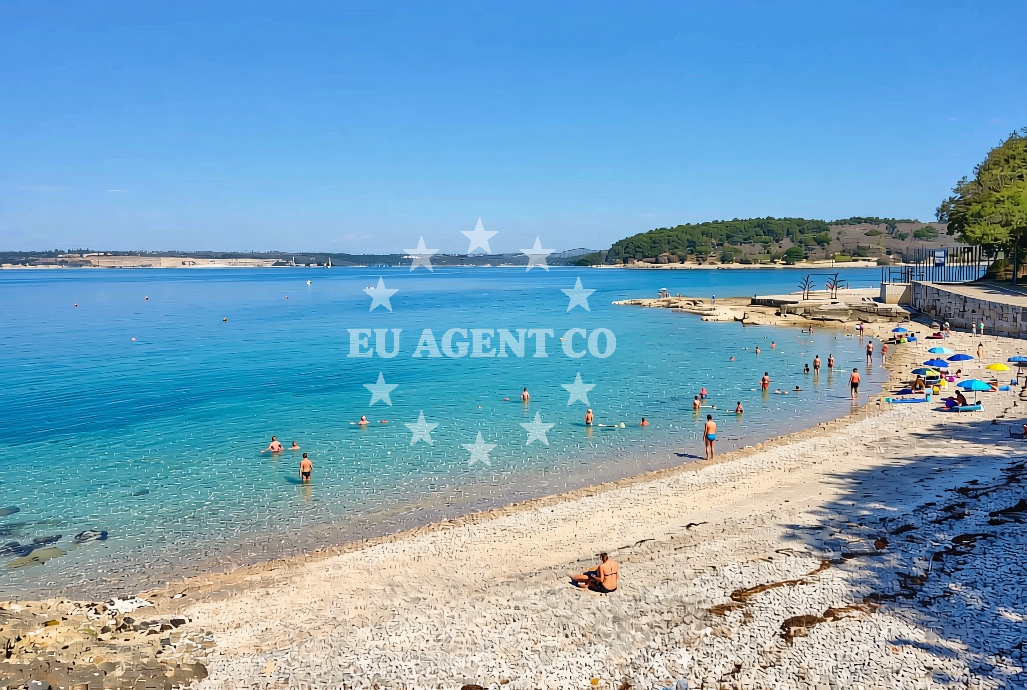Additional view of Lanterna beach in Lanterna 6, Tar