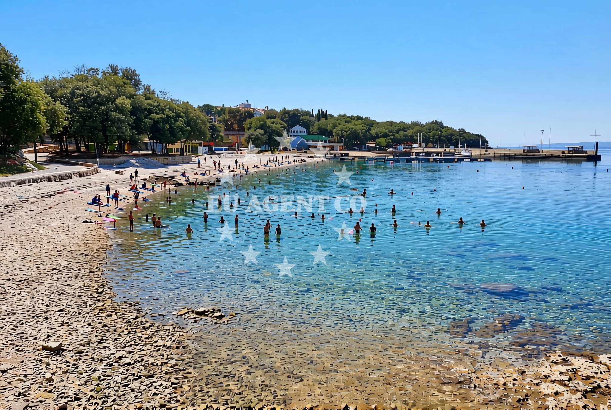 Additional view of Lanterna beach in Lanterna 6, Tar