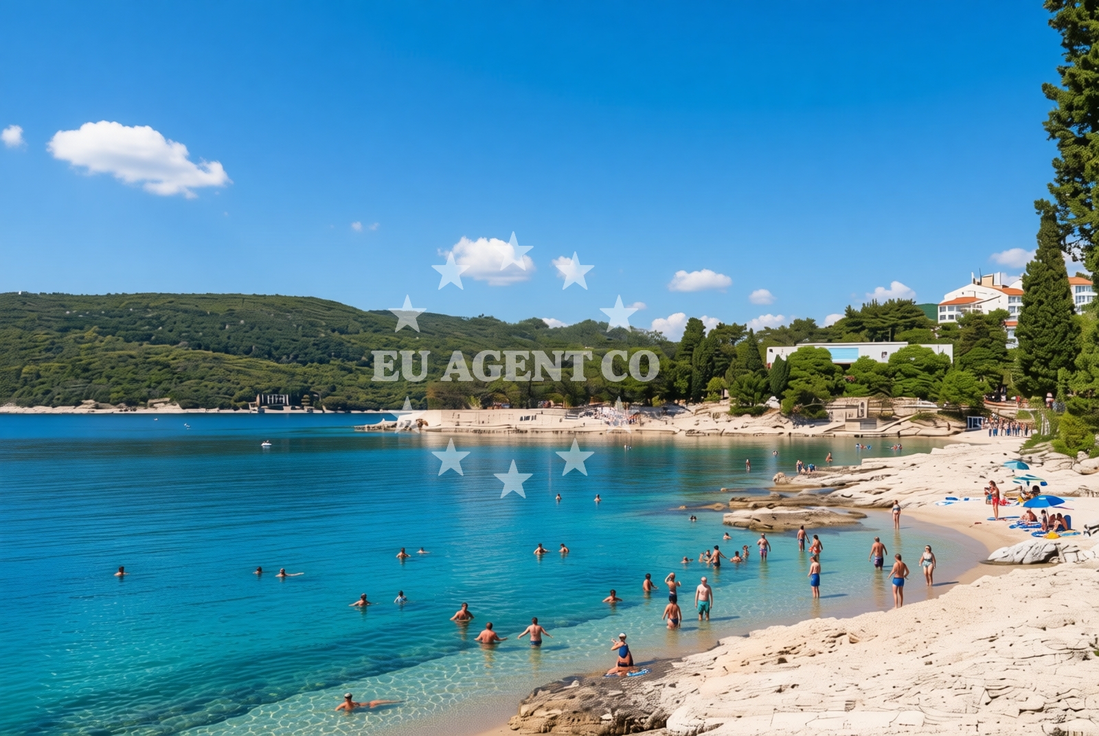 Additional view of Lanterna Beach in Lanterna 2, Rabac
