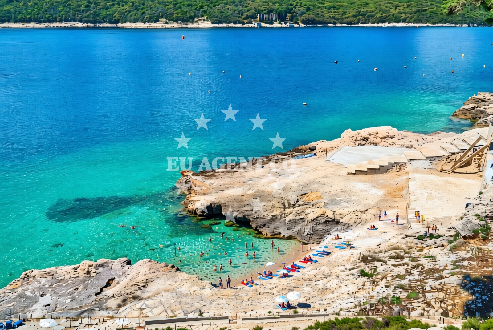 Additional view of Lanterna Beach in Lanterna 2, Rabac