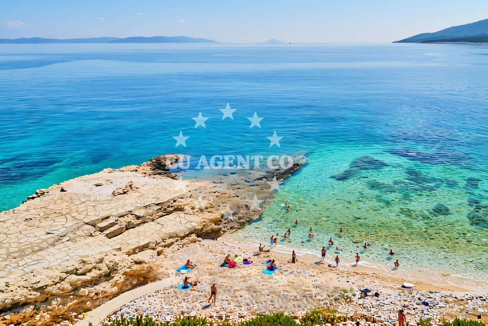 Additional view of Lanterna Beach in Lanterna 2, Rabac