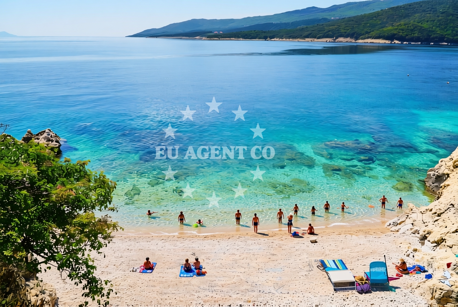 Additional view of Lanterna Beach in Lanterna 2, Rabac