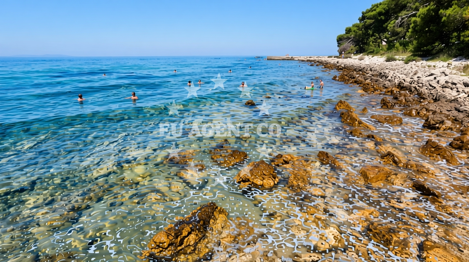 Additional view of Lanterna Beach in Ulica Radnjača I, Vir