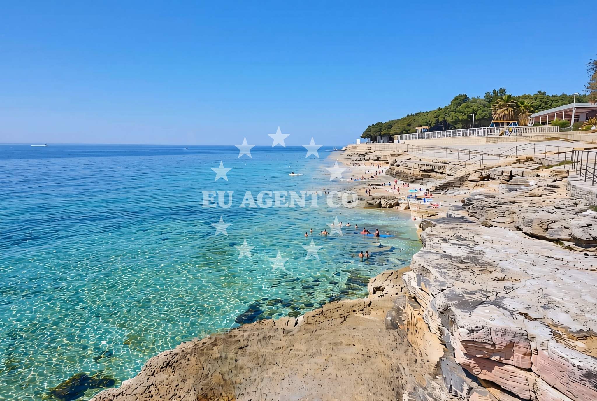 Additional view of Lanterna II beach in Lanterna 6, Tar