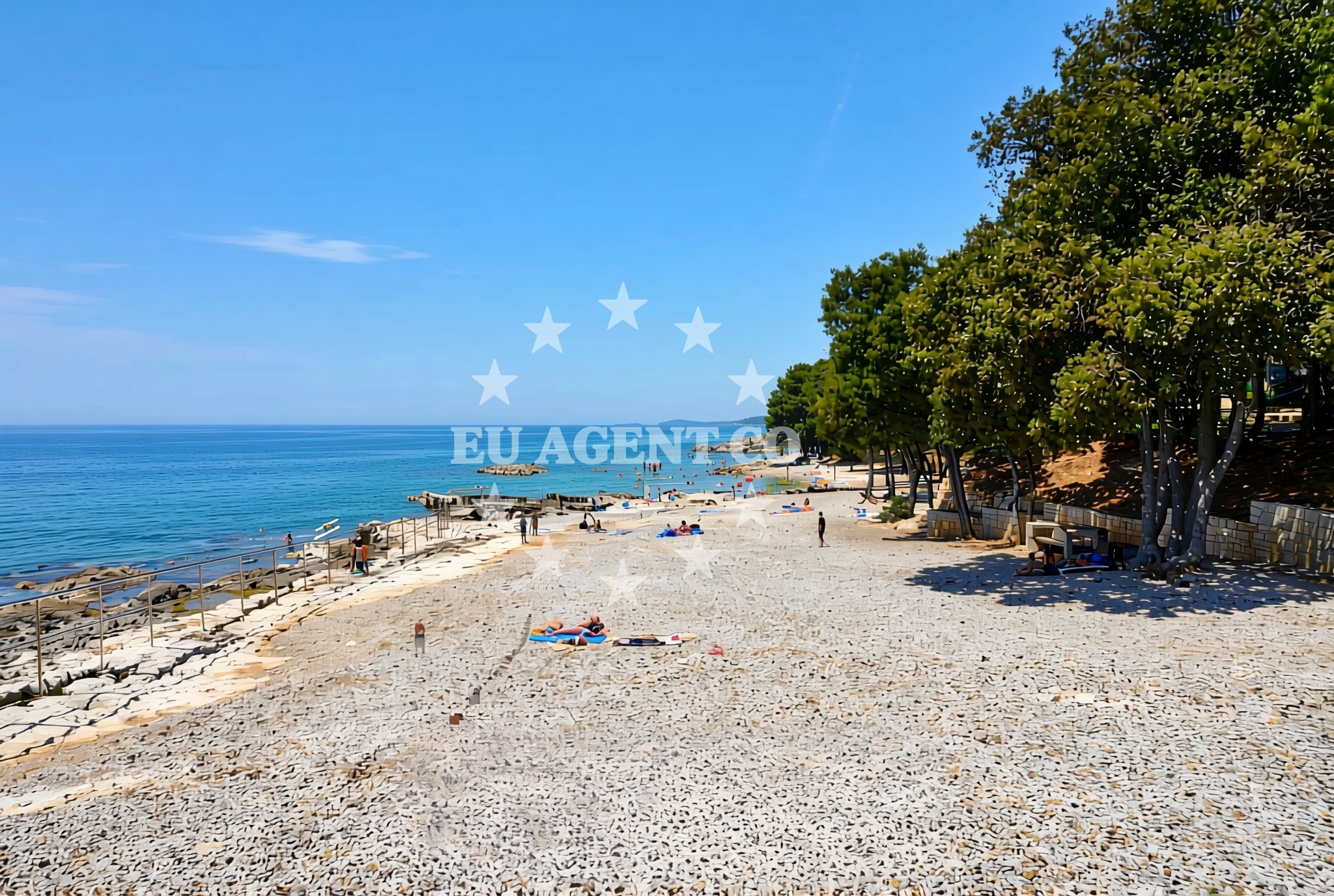 Additional view of Lanterna II beach in Lanterna 6, Tar
