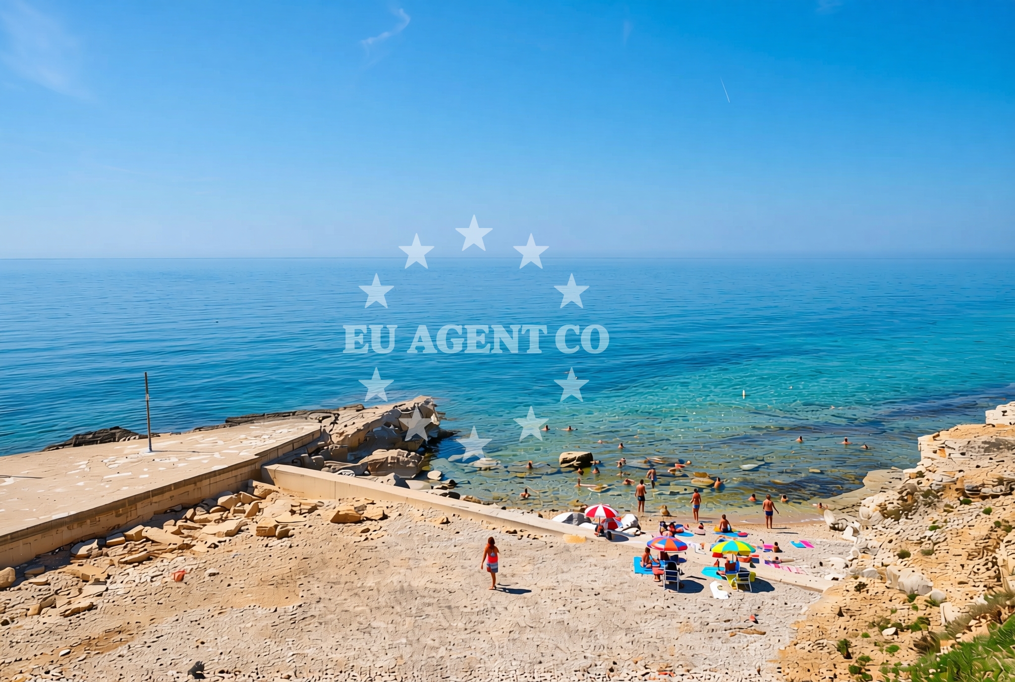 Additional view of Lanterna II beach in Lanterna 6, Tar