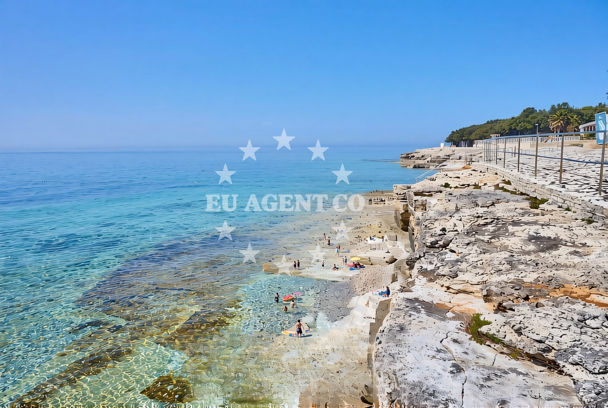 Additional view of Lanterna II beach in Lanterna 6, Tar