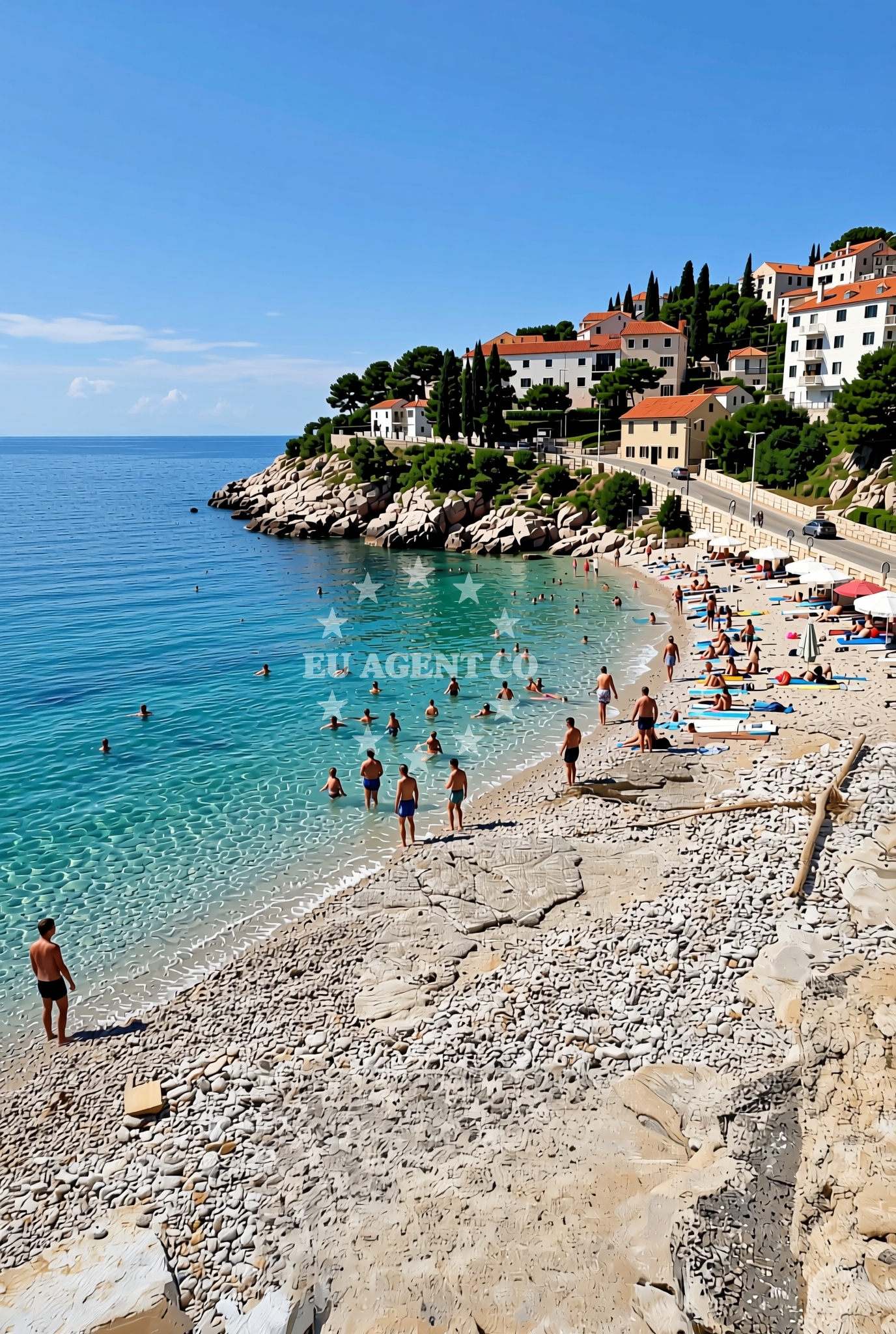 Additional view of Lanterna II beach in Lanterna 6, Tar