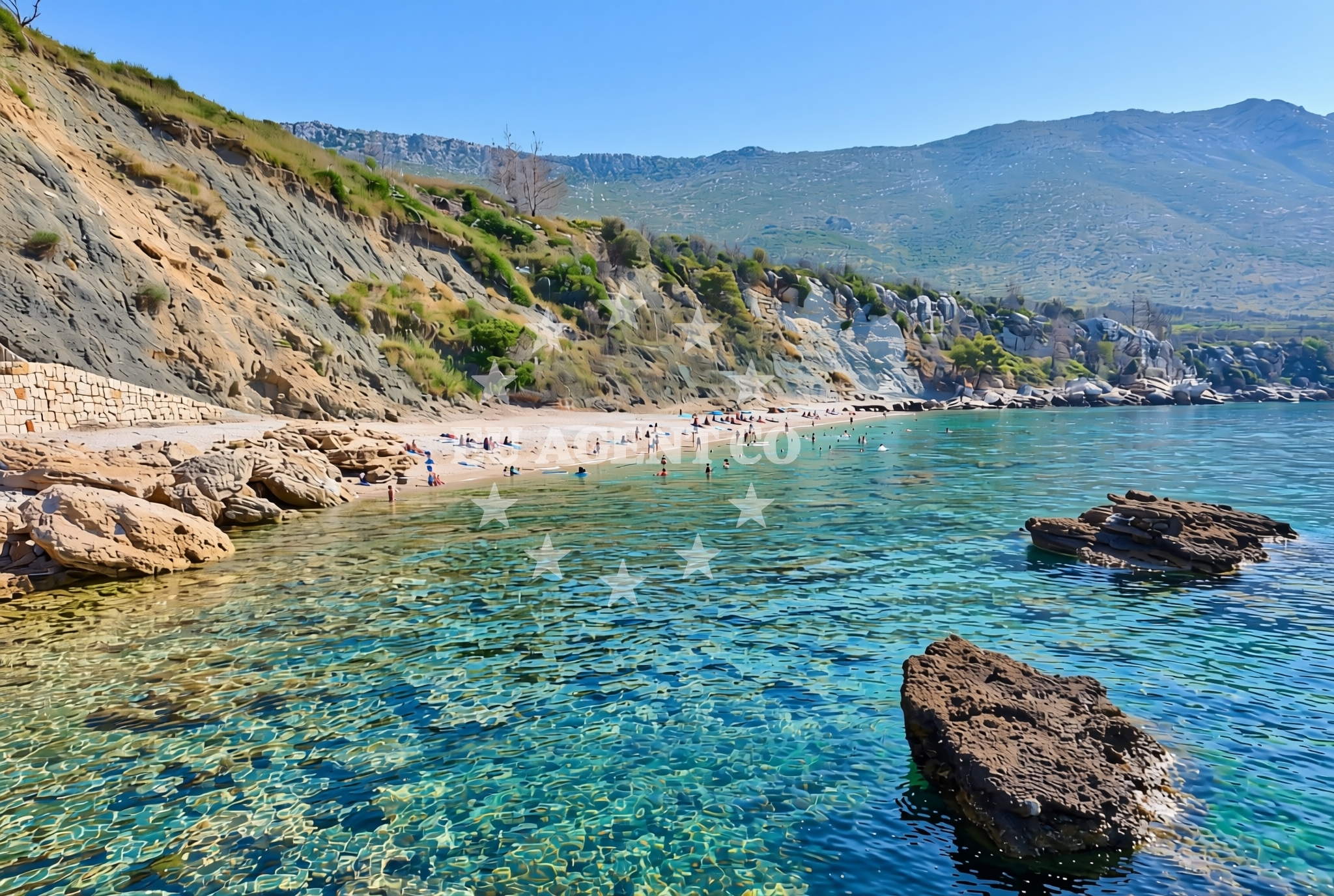 Overview of Lavanda (FKK), Stanković Beach in Lavanda (FKK)