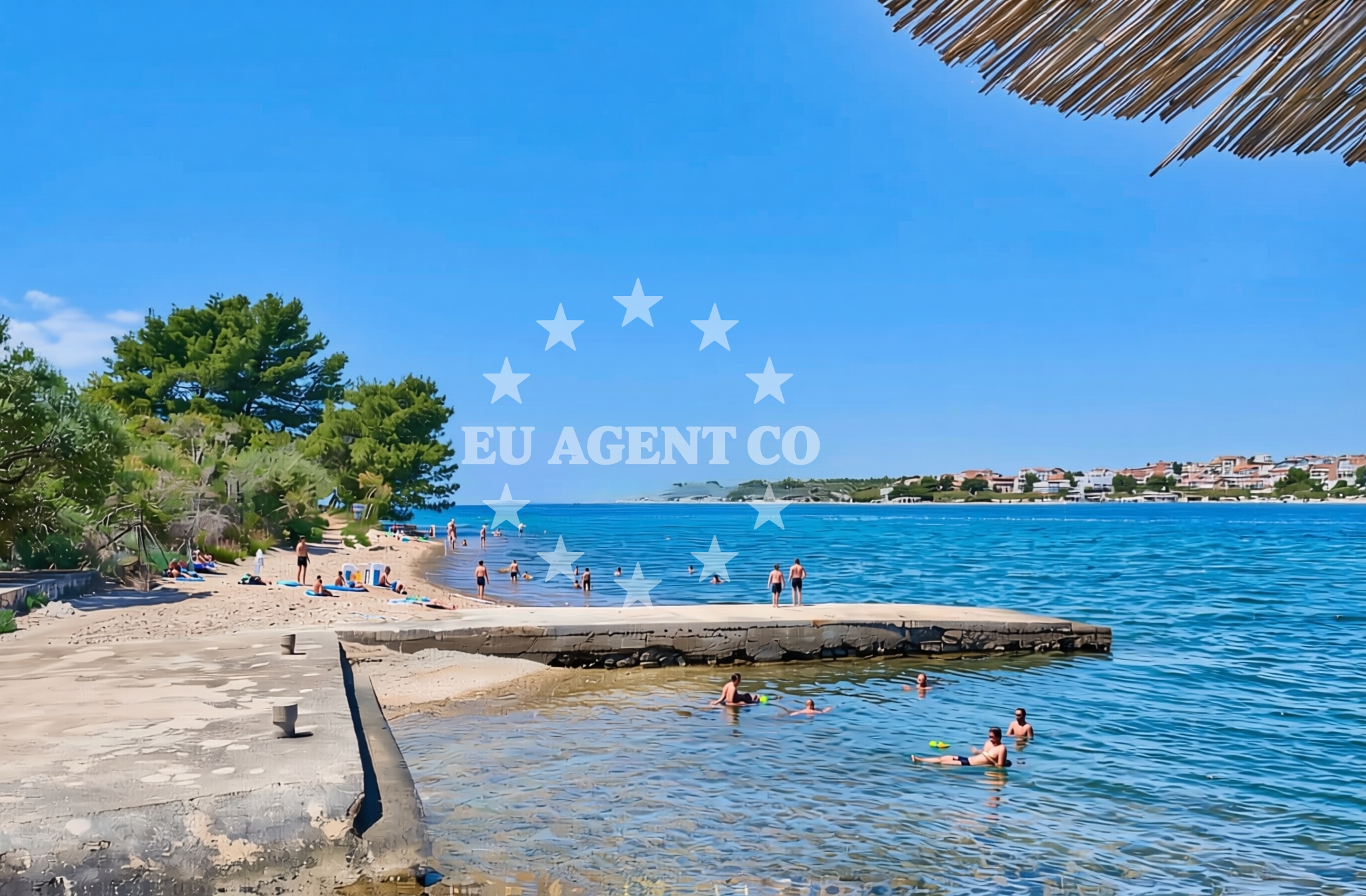 Overview of Laz, Grebaštica Beach in Laz