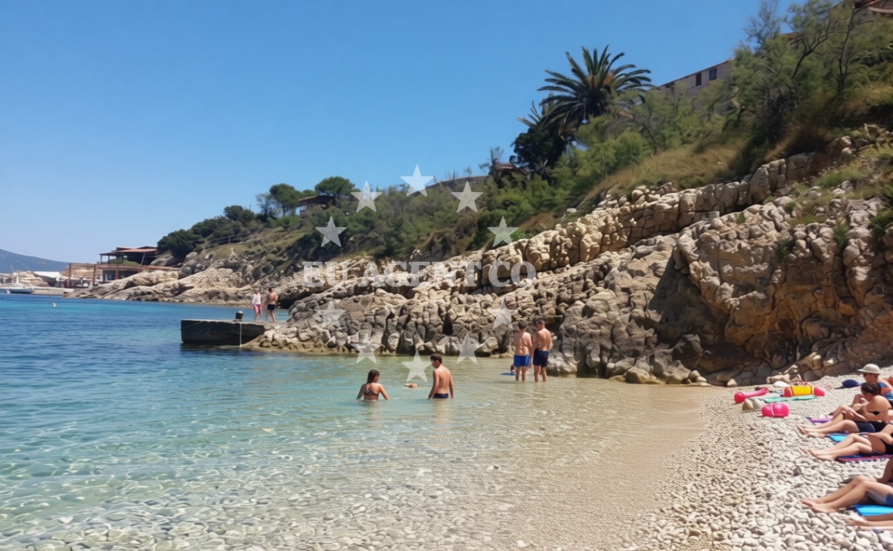 Additional view of Le Grand beach in Riva sv. Mikule 7, Komiža