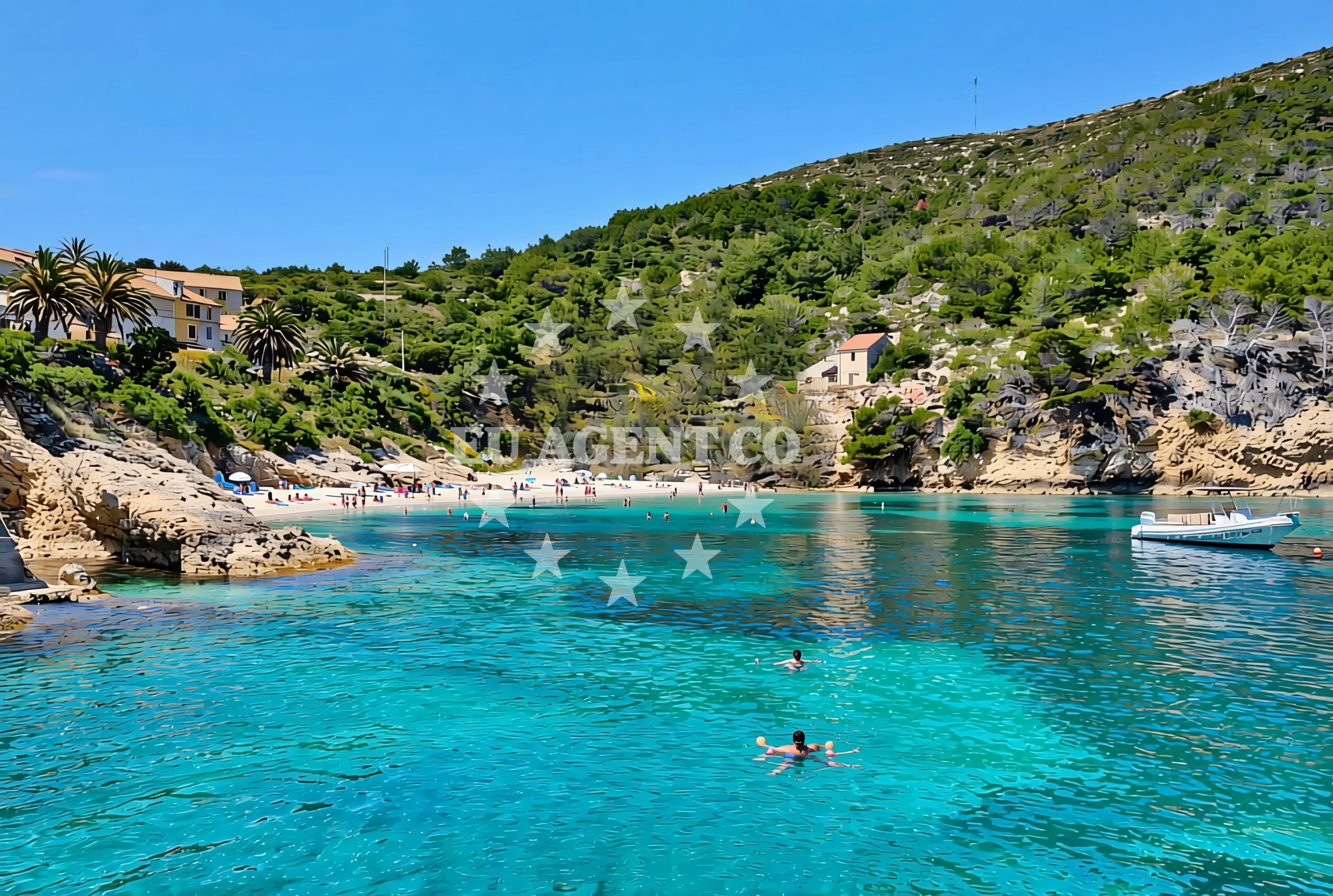 Additional view of Le Grand beach in Riva sv. Mikule 7, Komiža