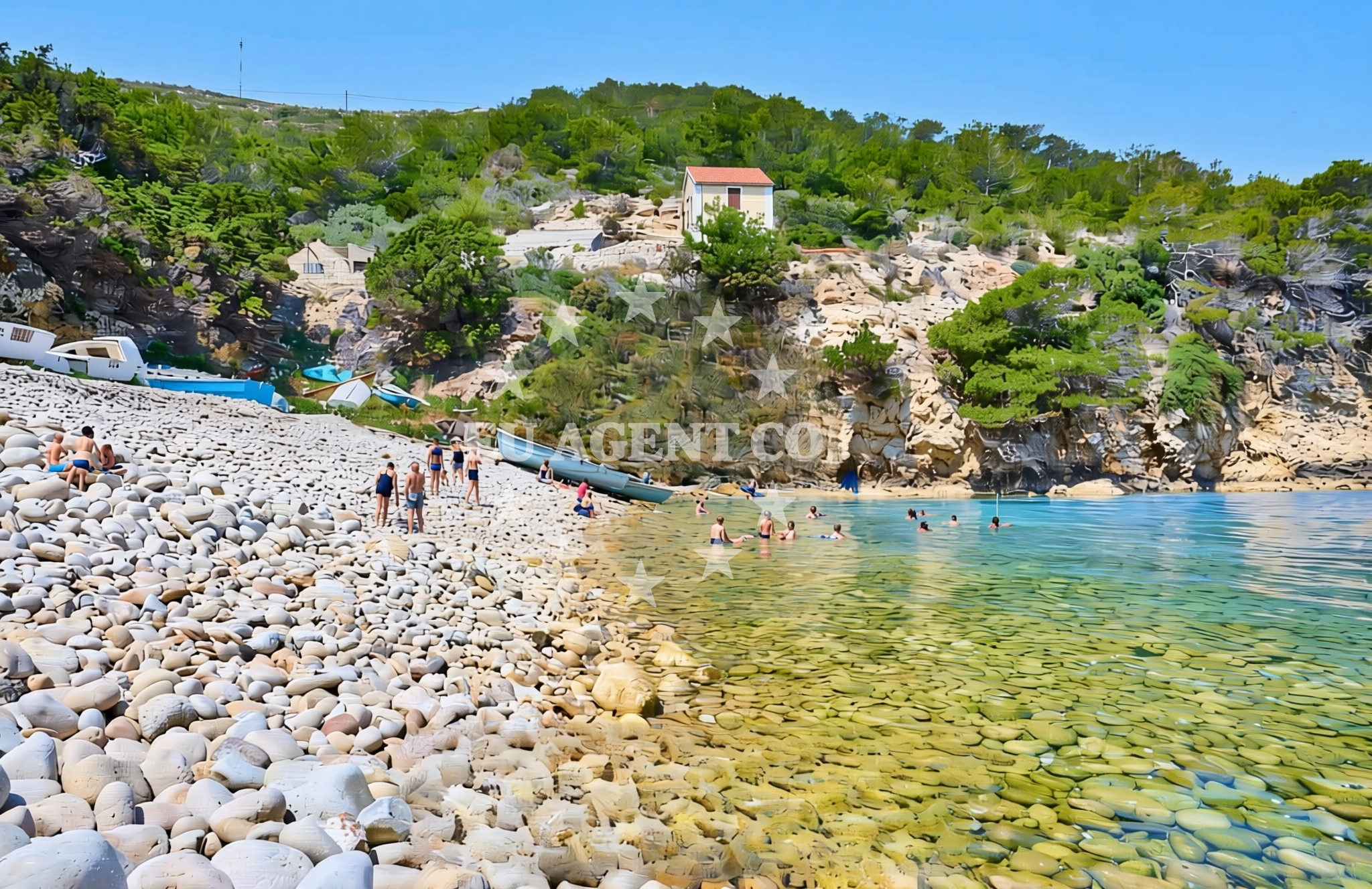 Additional view of Le Grand beach in Riva sv. Mikule 7, Komiža