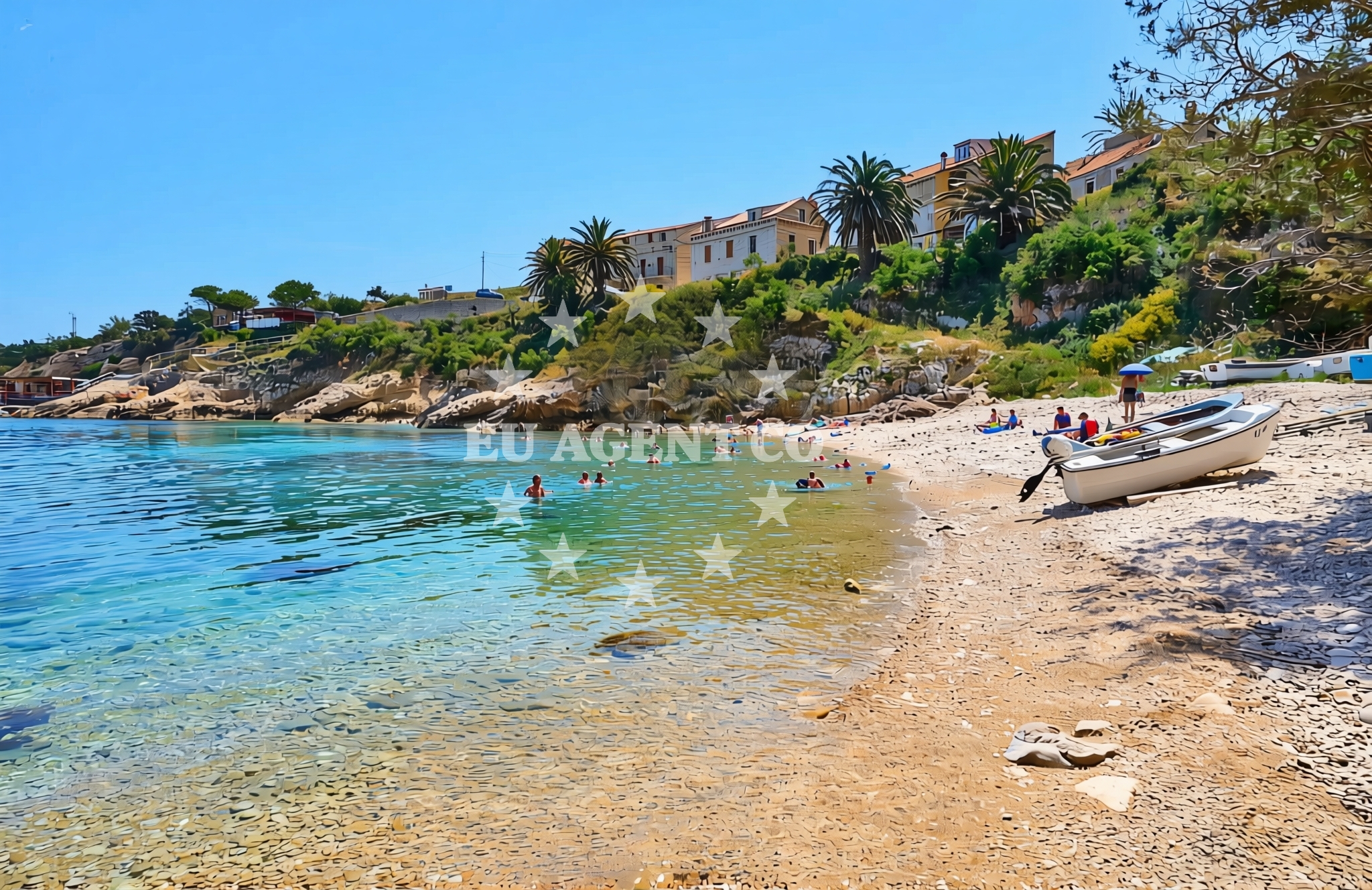 Additional view of Le Grand beach in Riva sv. Mikule 7, Komiža