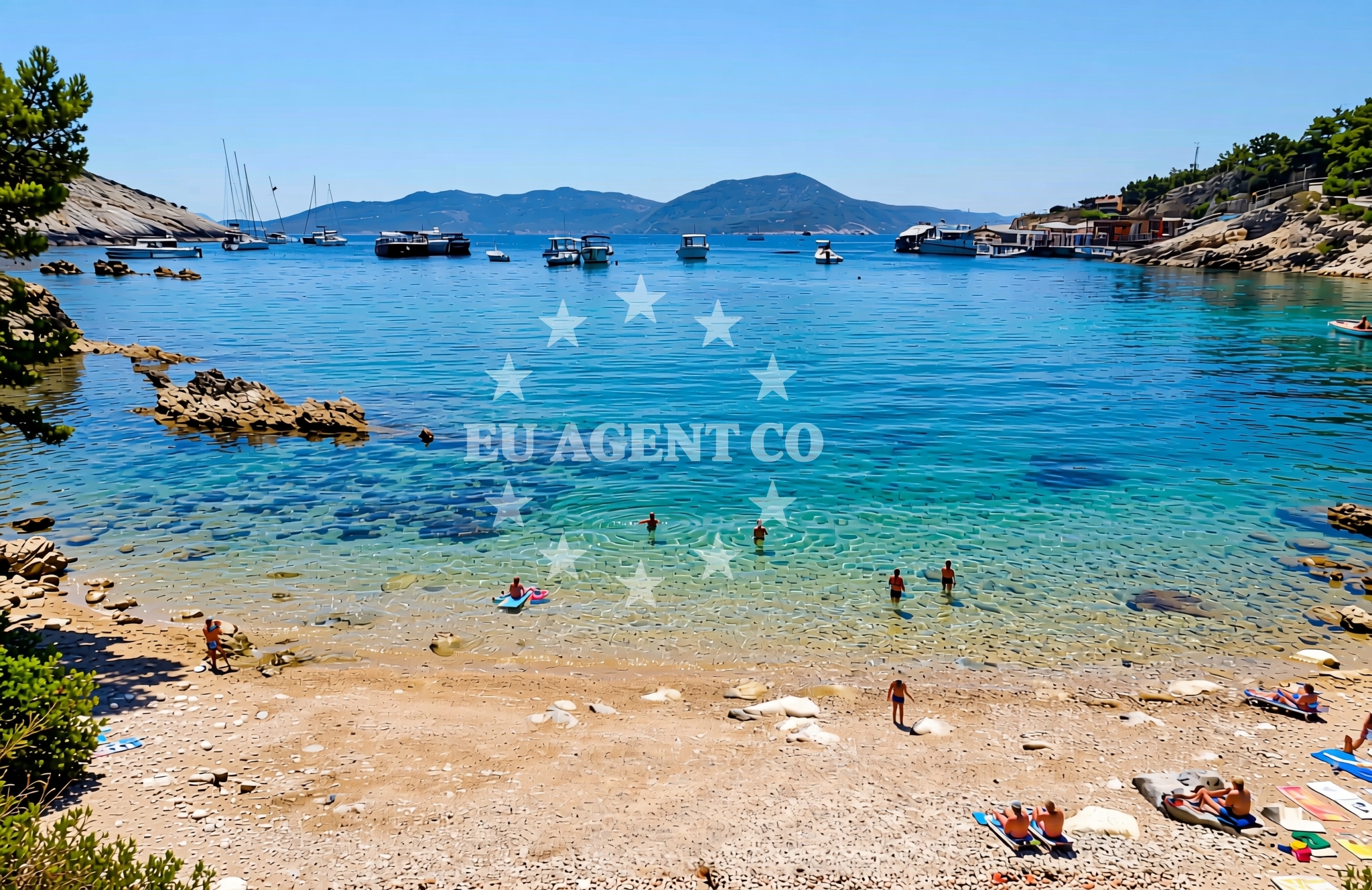 Additional view of Le Grand beach in Riva sv. Mikule 7, Komiža