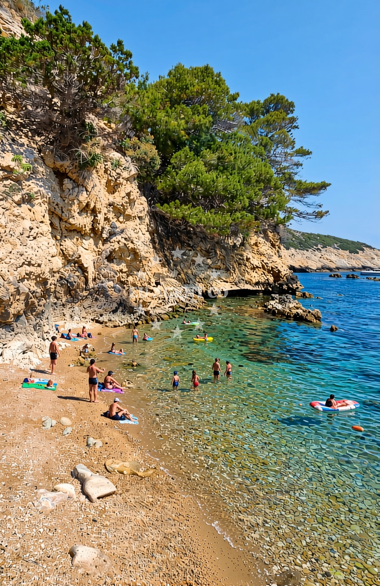 Additional view of Le Grand beach in Riva sv. Mikule 7, Komiža