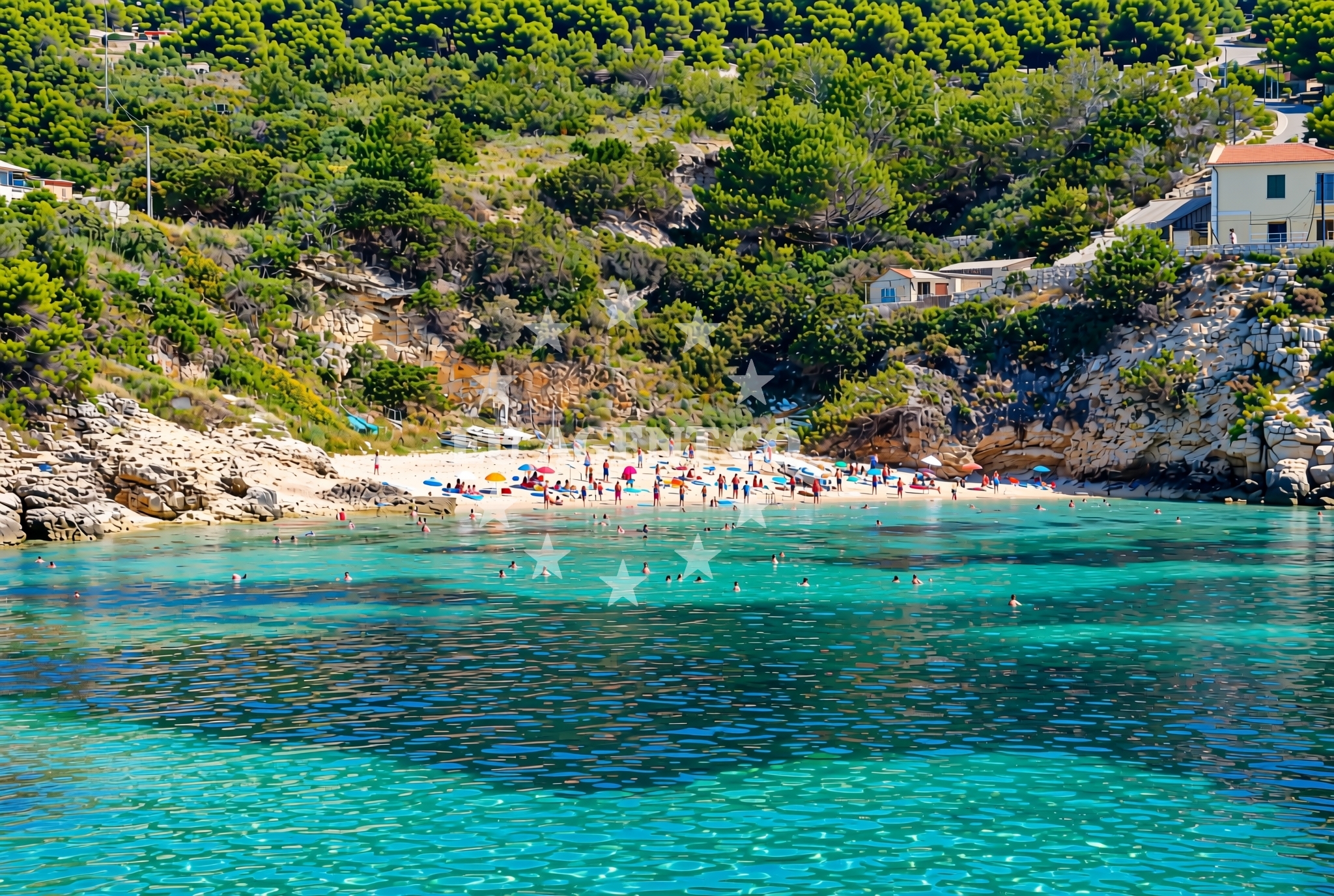 Additional view of Le Grand beach in Riva sv. Mikule 7, Komiža