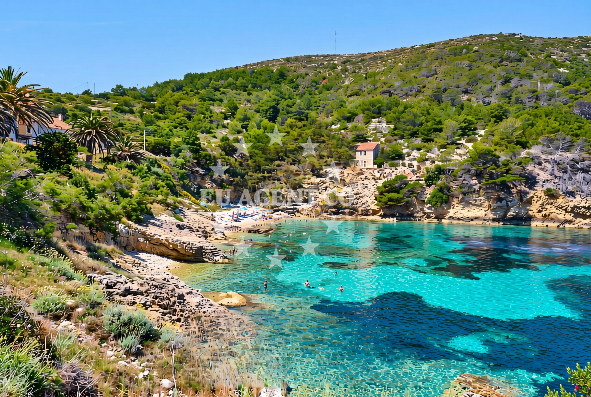 Additional view of Le Grand beach in Riva sv. Mikule 7, Komiža