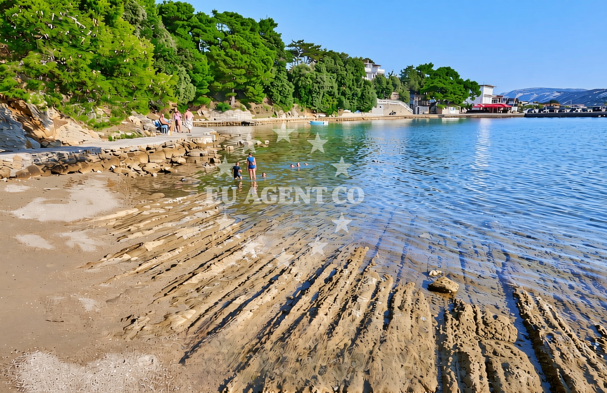 Additional view of Lescur beach in Lopar 30 A, Lopar