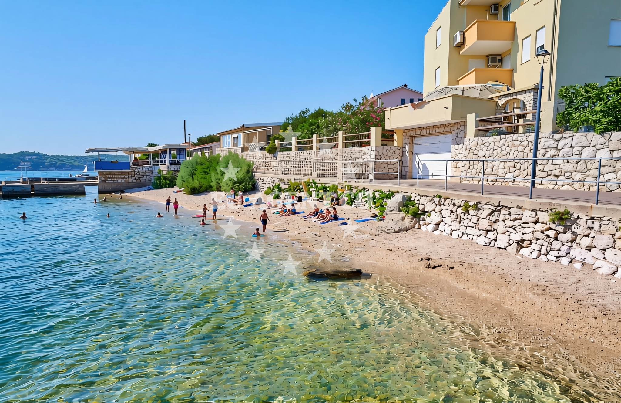 Additional view of Leut, Barbat na Rabu (Rab) Beach in Leut