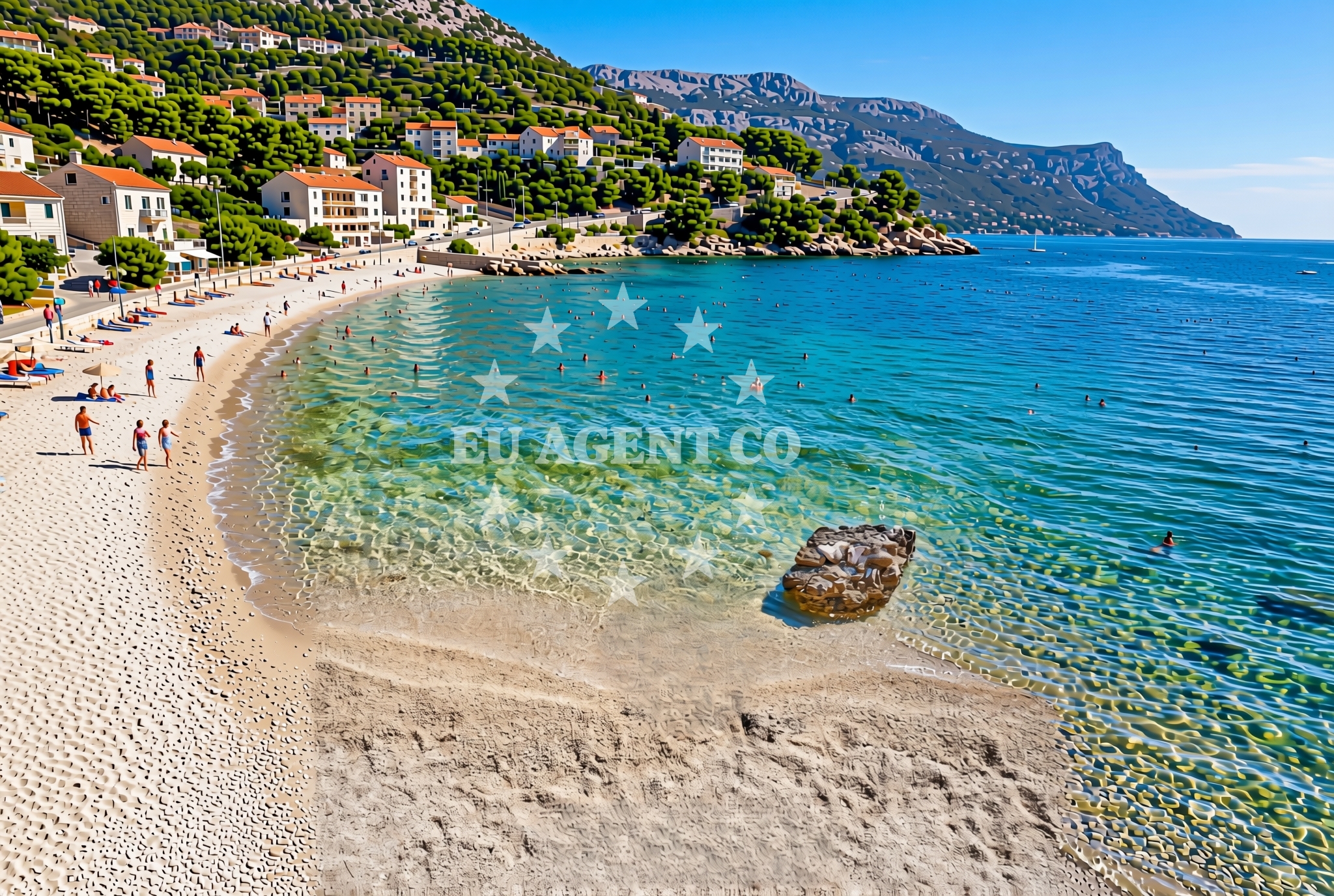 Additional view of Leut, Barbat na Rabu (Rab) Beach in Leut