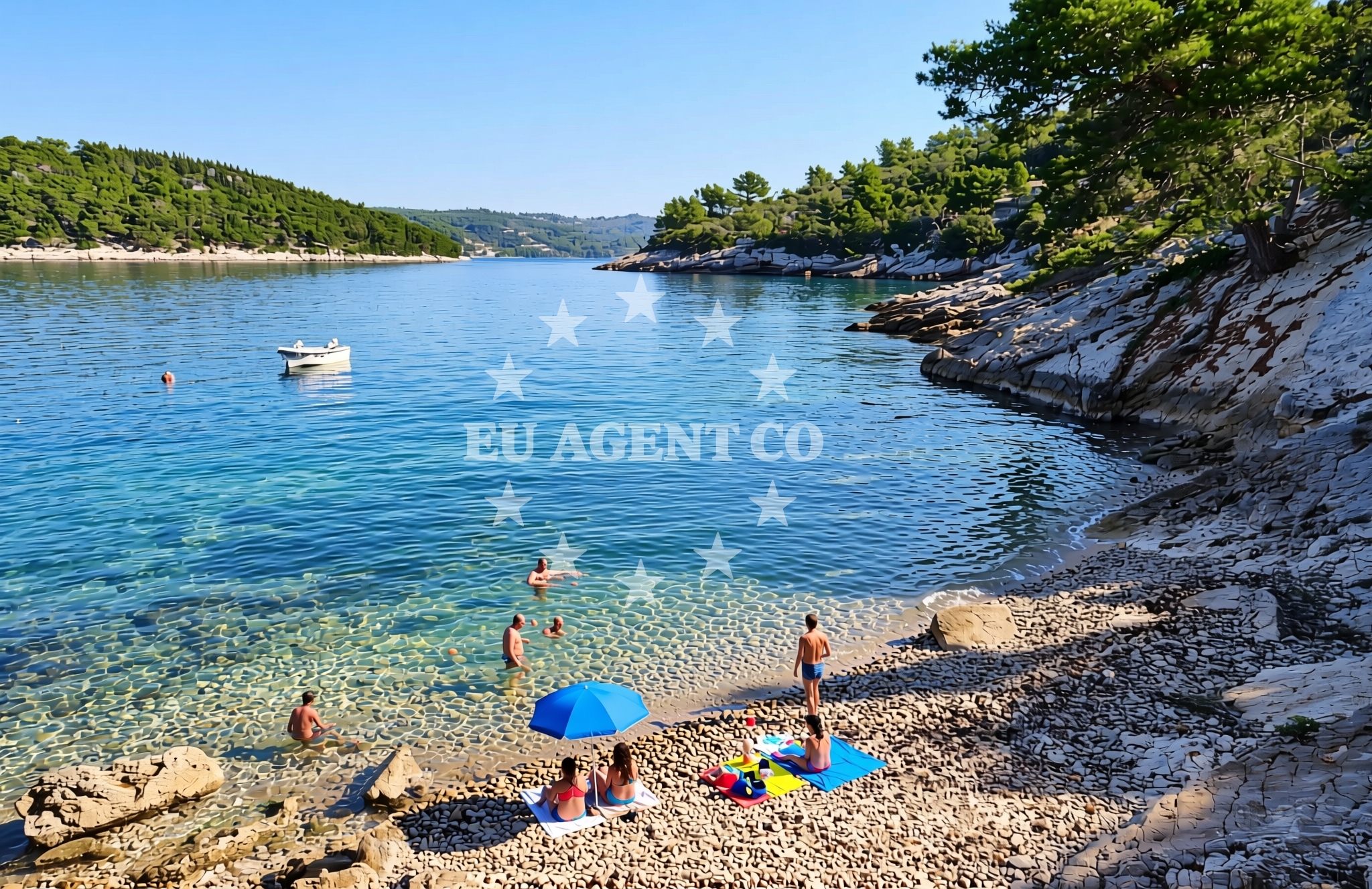 Additional view of Levant beach in picena 9, Vela Luka