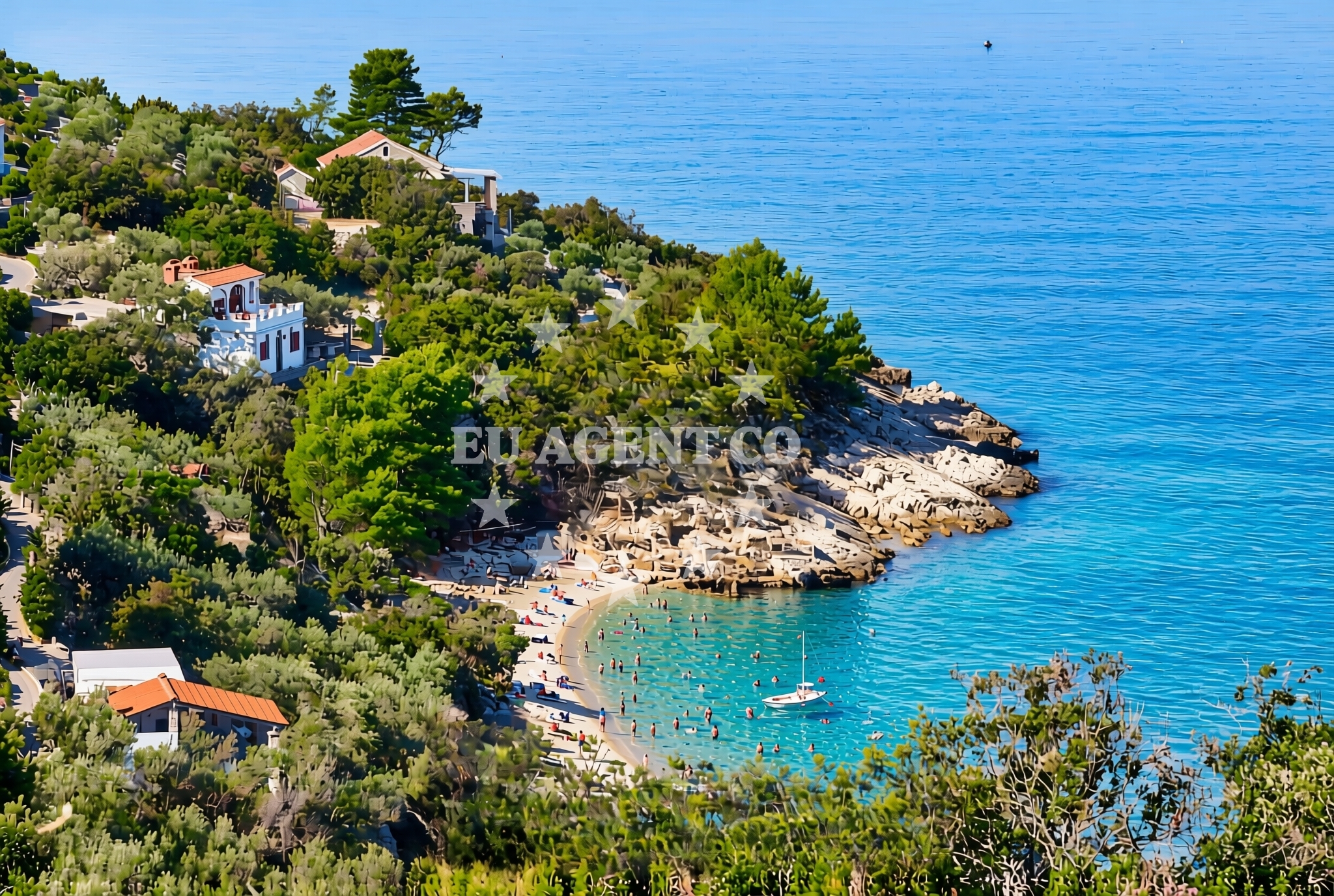 Additional view of Levant beach in picena 9, Vela Luka