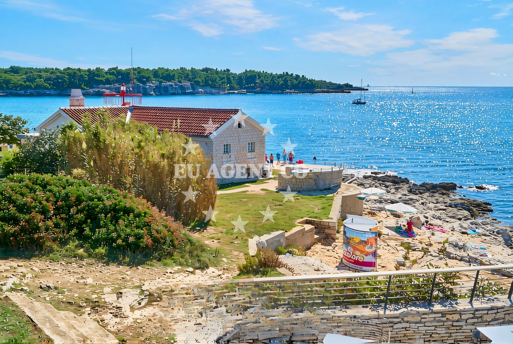 Additional view of Lighthouse beach in Verudella 31, Pula