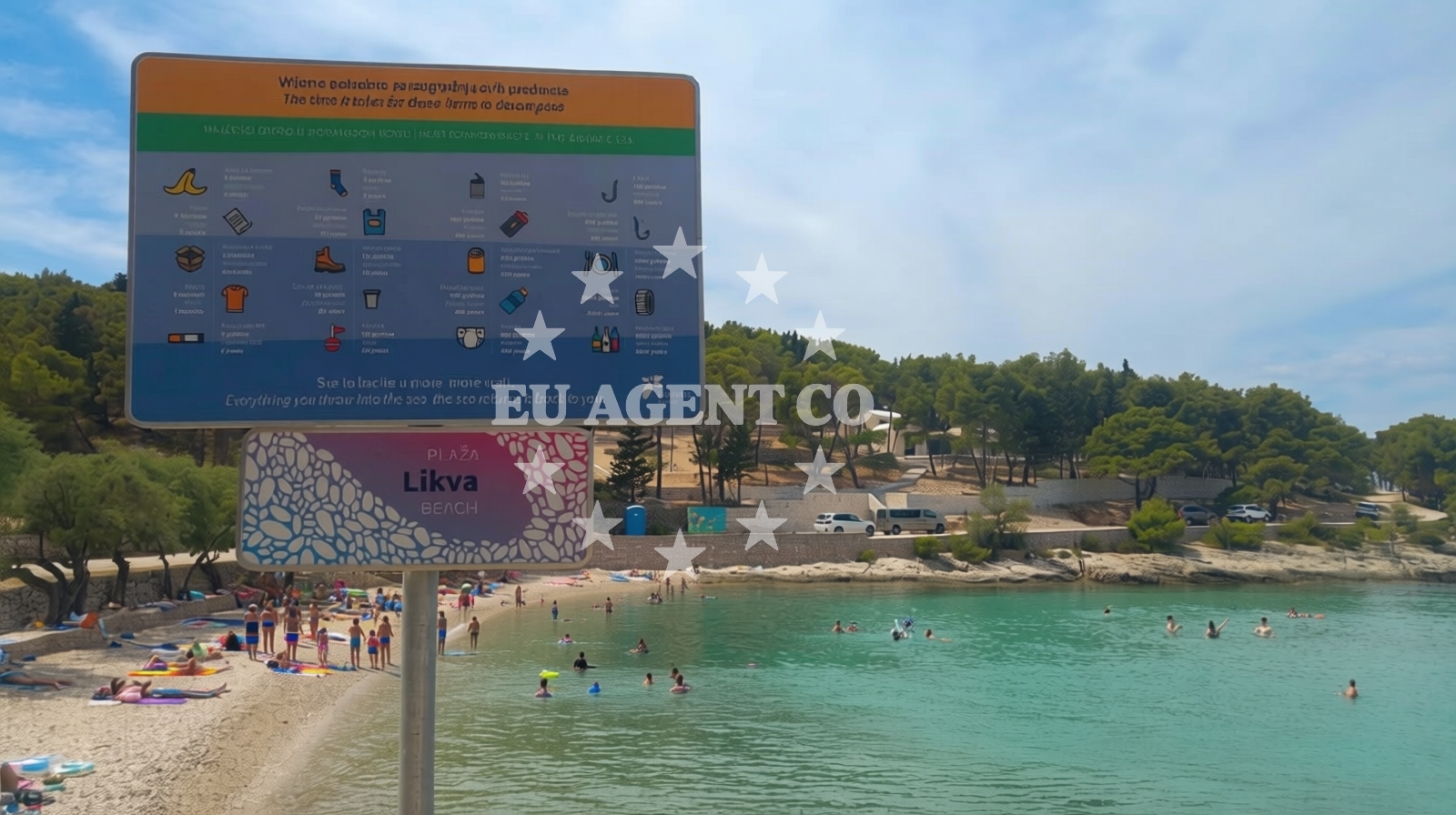 Additional view of Likva beach in Braće Ivanović Valerijev 17, Sutivan