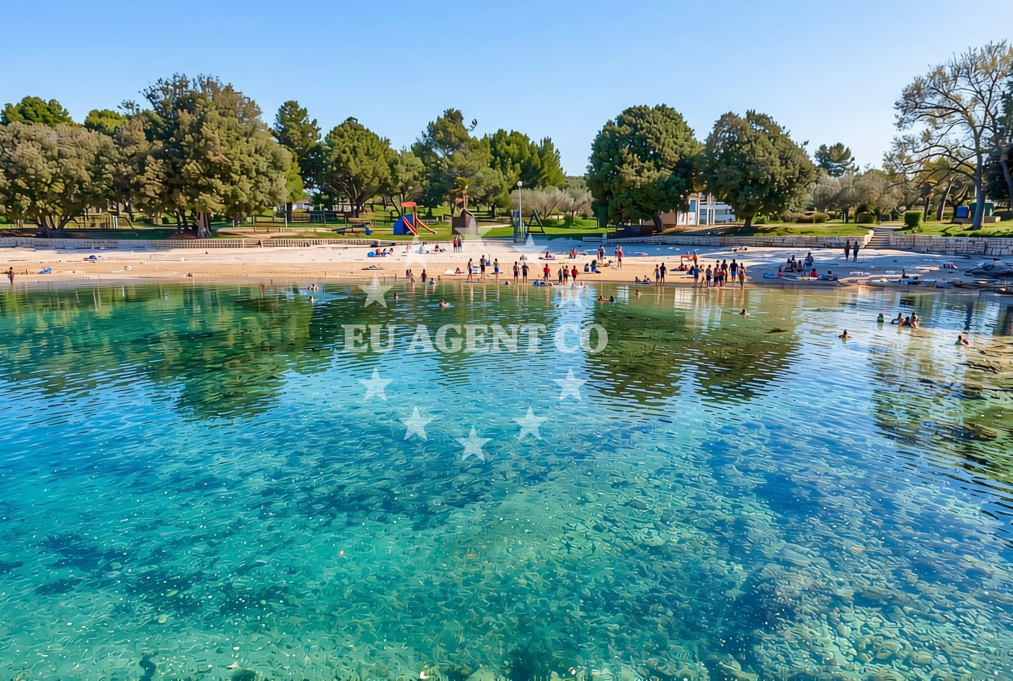 Additional view of Lim beach in Koversada 1, Vrsar
