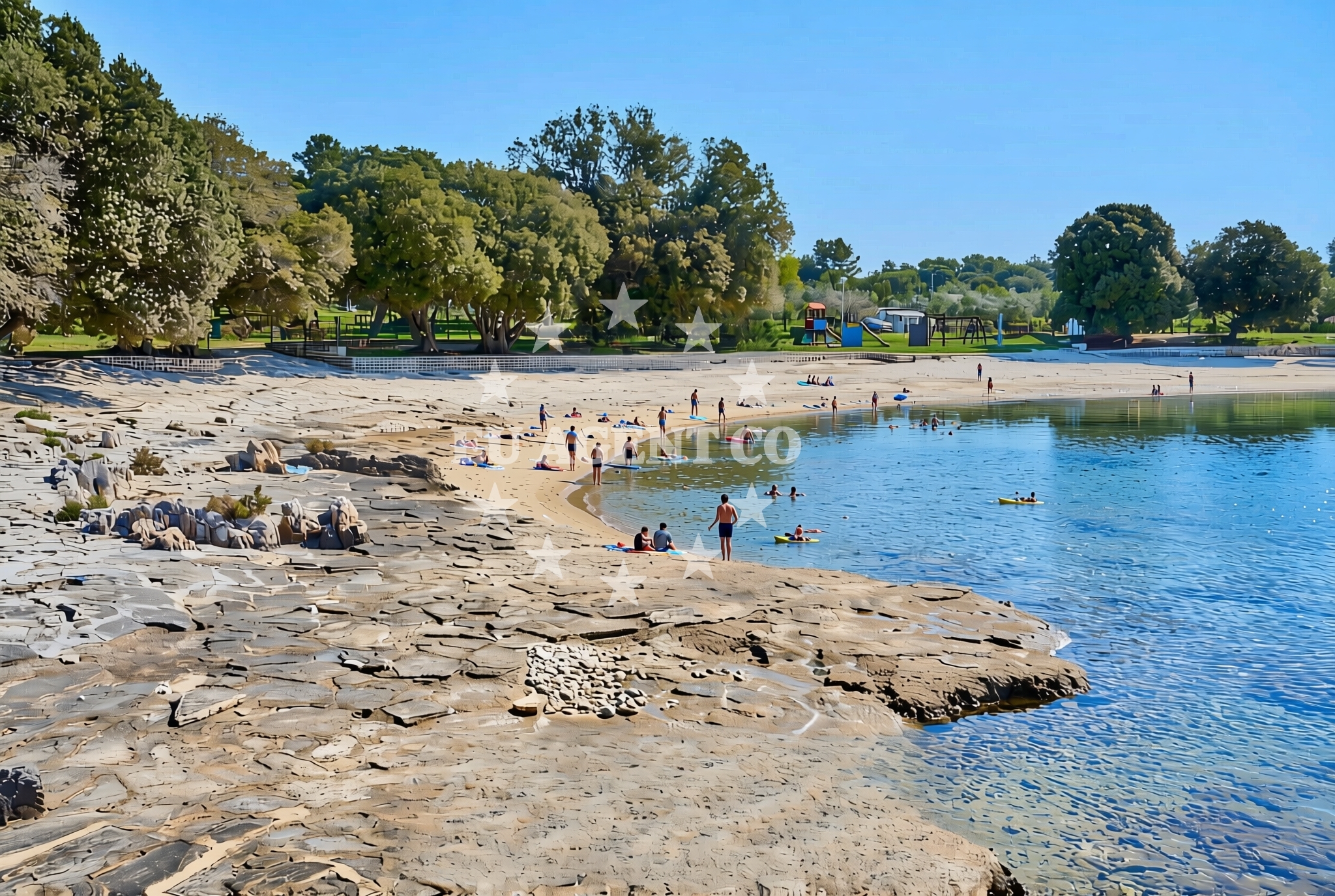Additional view of Lim beach in Koversada 1, Vrsar