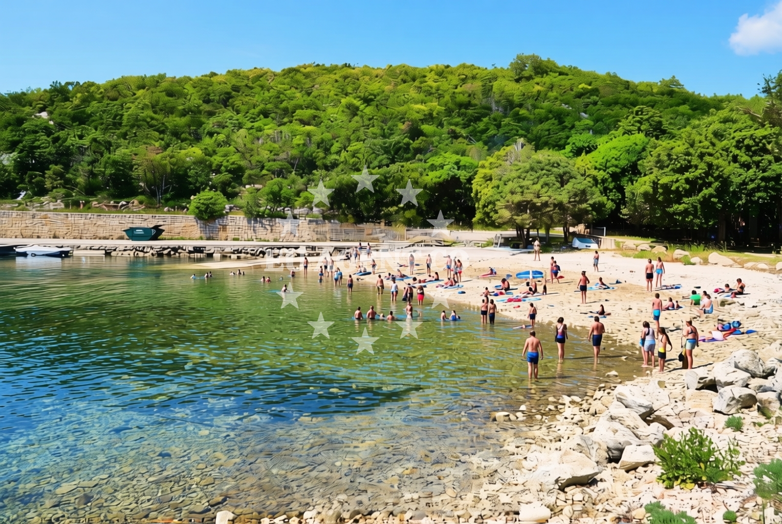 Additional view of Linardici beach in Milohnići 62a, Milohnići