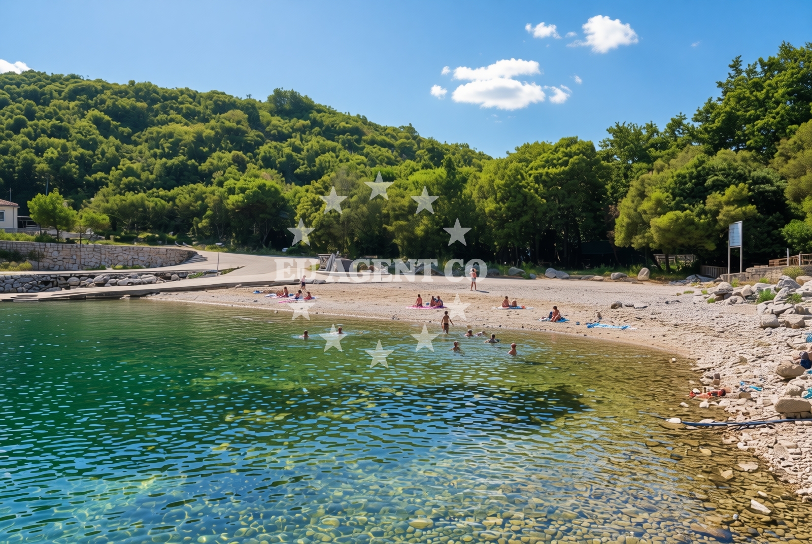Additional view of Linardici beach in Milohnići 62a, Milohnići
