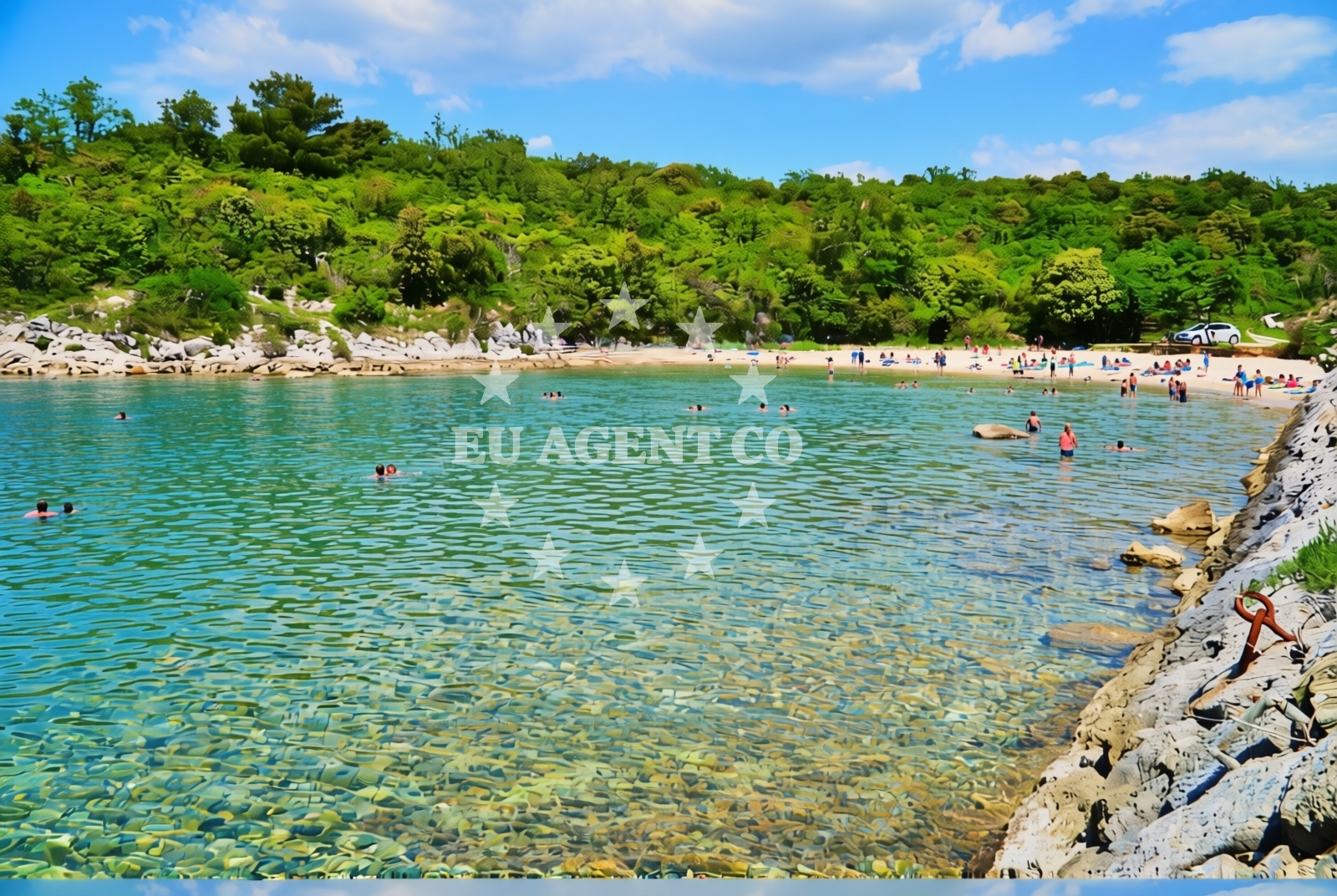 Overview of Linardići (Krk): beaches and coves (2) in Linardići (Krk)