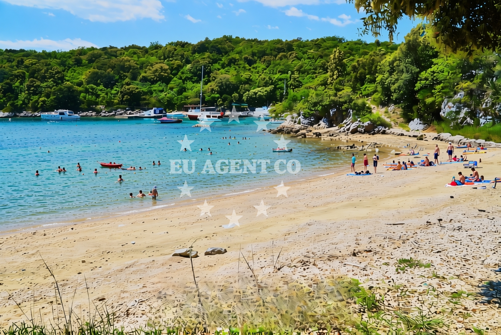 Shoreline and swimming area at Linardići (Krk): beaches and coves (2) in Linardići (Krk)