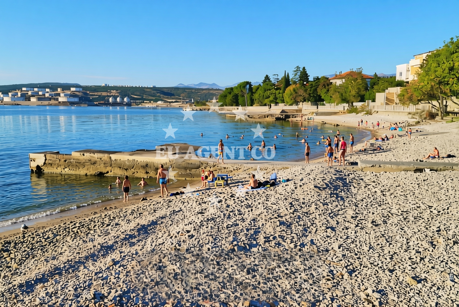 Overview of Lipica, Kraljevica Beach in Lipica