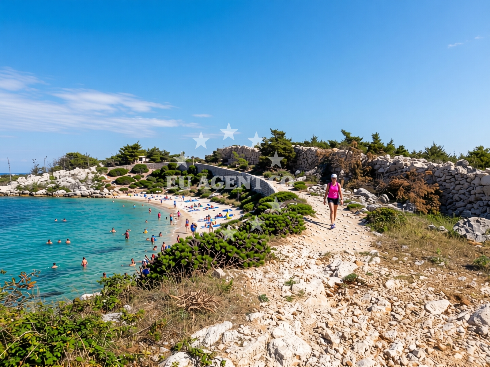 Additional view of Lizard's beach in Škuncini Stani 32, Novalja