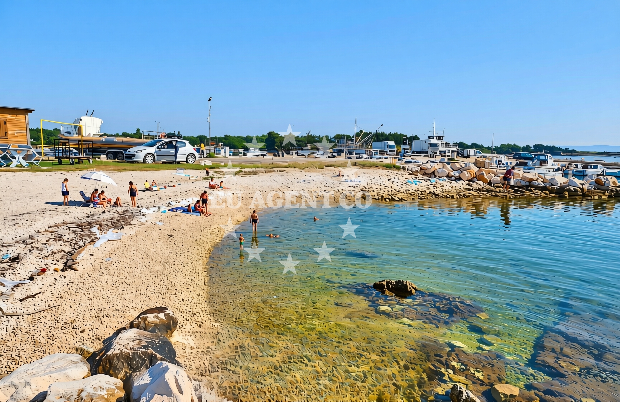 Sea and coastal view of Ližnjan: beaches and coves (11) in Ližnjan