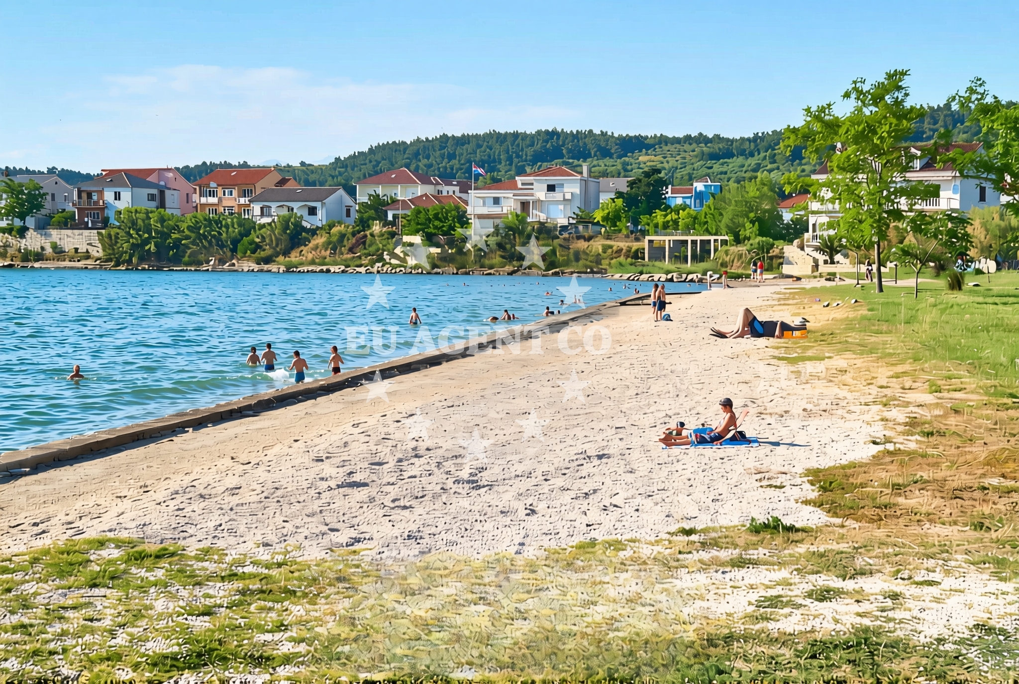 Additional view of Ljubac beach II in Ljubac 154, Ljubač