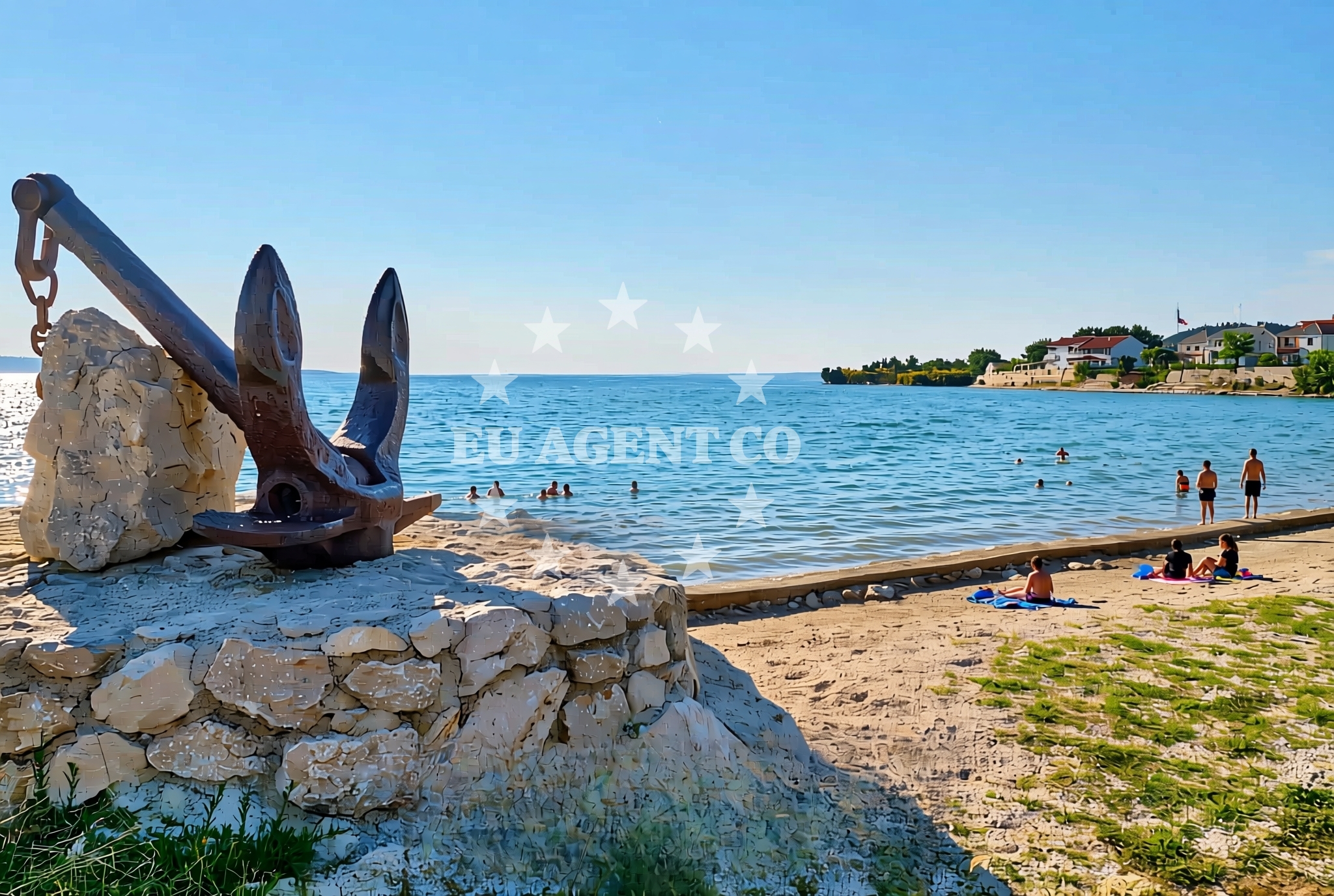 Additional view of Ljubac beach II in Ljubac 154, Ljubač