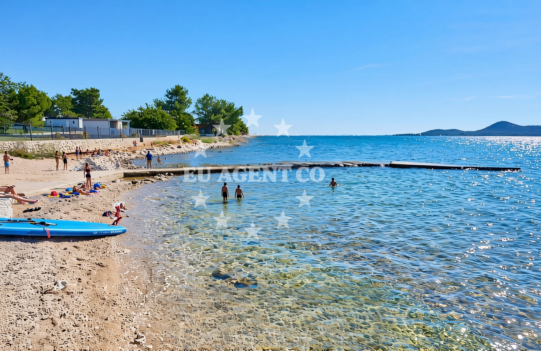 Additional view of Ljutić, Biograd na Moru Beach in Ljutić