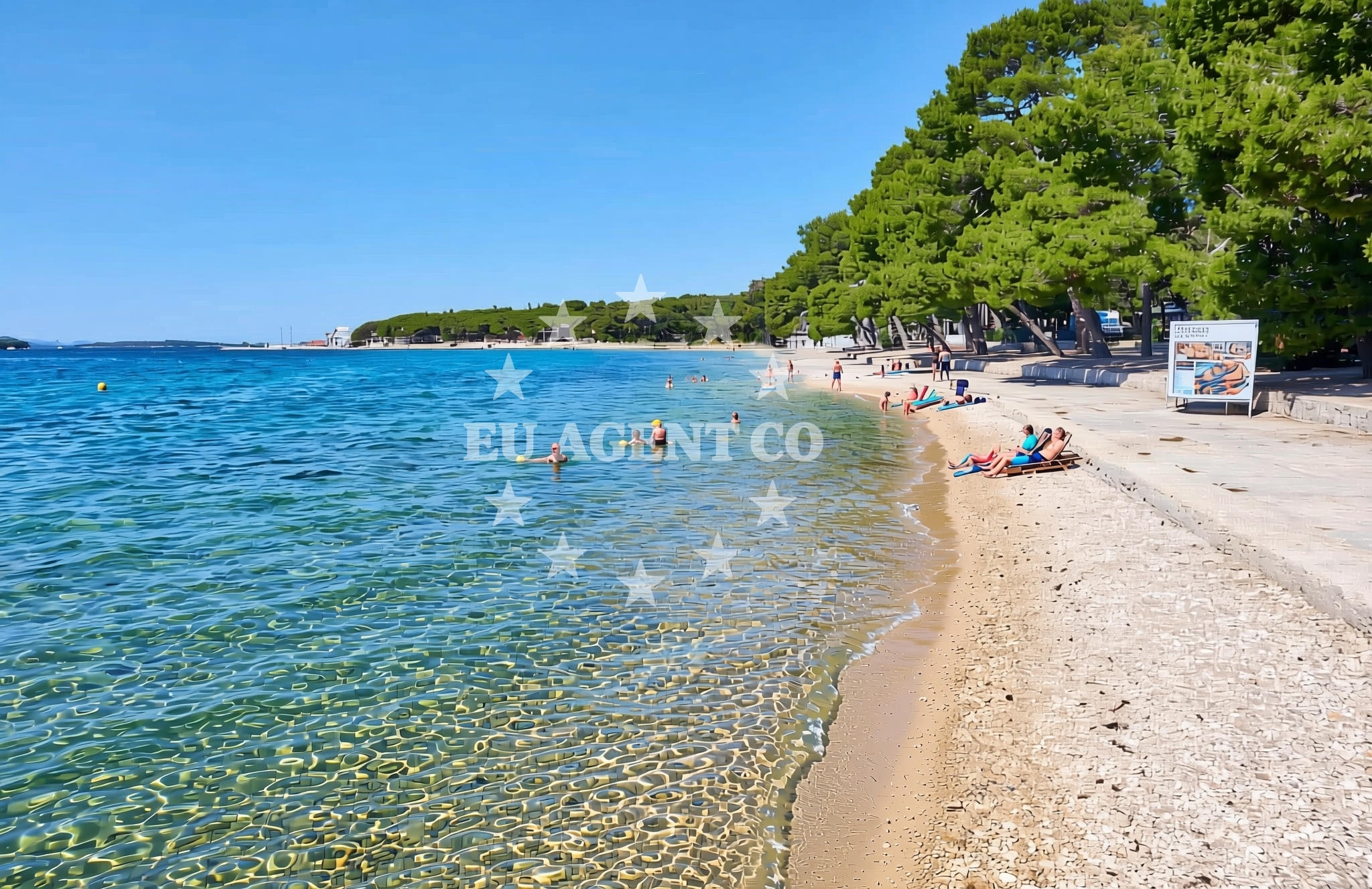 Additional view of Ljutić, Biograd na Moru Beach in Ljutić