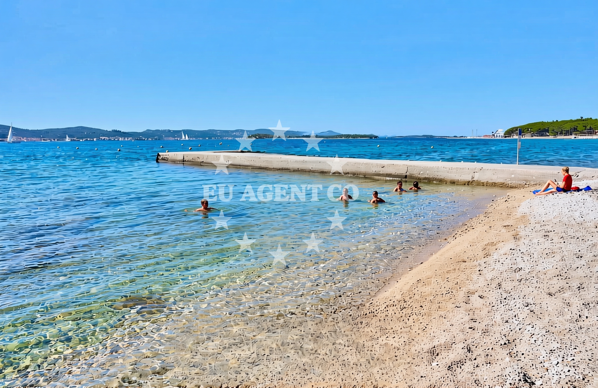 Additional view of Ljutić, Biograd na Moru Beach in Ljutić